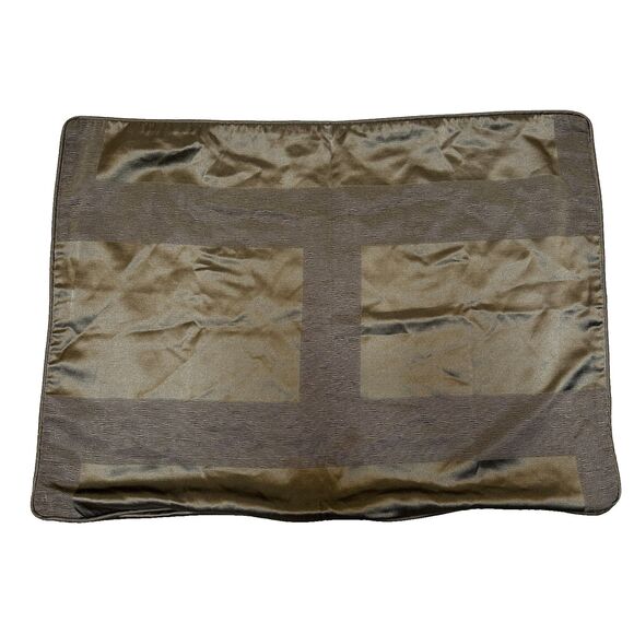MACY's HOTEL COLLECTION FRAME STANDARD PILLOW SHAM Linen Blend Set of 2 - Picture 1 of 12